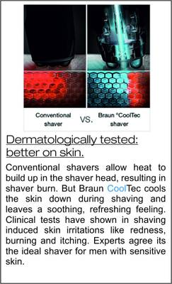 Braun CoolTec CT5cc ct5cc Shaver For Men (Grey) 
