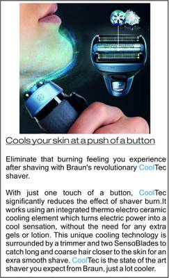 Braun CoolTec CT5cc ct5cc Shaver For Men (Grey) 