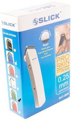SLICK Professional Beard SHT 5000 WT Trimmer For Men (White) 