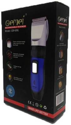Gemei Rechargeable GM-696 Trimmer For Men (Multicolor) 