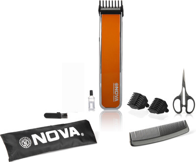 

Nova NHT 1055 O Cordless Trimmer for Men(Orange)
