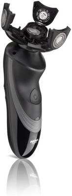 Nova Aqua 4D Wet & Dry NAS 730 Shaver For Men (Black) 