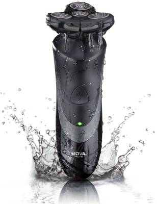 Nova Aqua 4D Wet & Dry NAS 730 Shaver For Men (Black) 