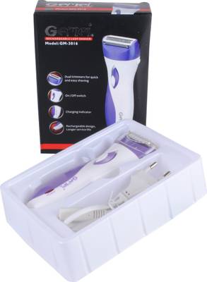 Gemei Body Groomer GM3016 Shaver For Women (Voilet) 