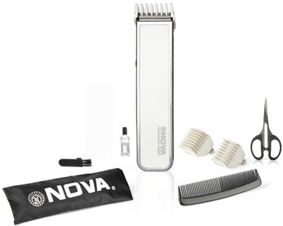 

Nova NHT 1055 W Cordless Trimmer for Men(White)