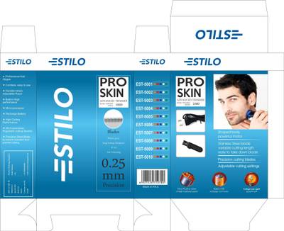 Estilo body grommer 5001SP Trimmer For Men (White) 