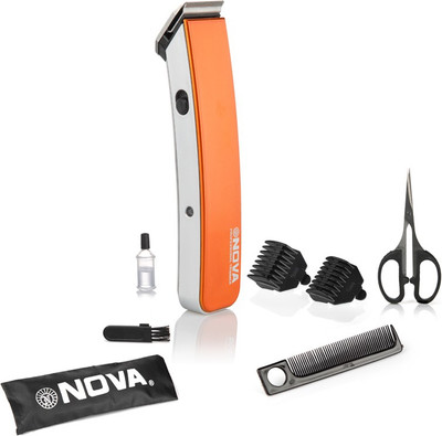 

Nova NHT 1047 O Cordless Trimmer for Men(Orange)