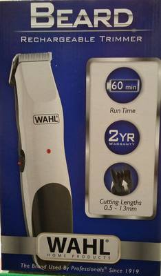 WAHL 9916-4224 BEARD Trimmer For Men (White&Black) 