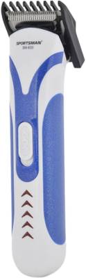 Sportsman Professional Rechargeable Clipper SM-633 Trimmer, Body Groomer For Men, Women (Blue) 