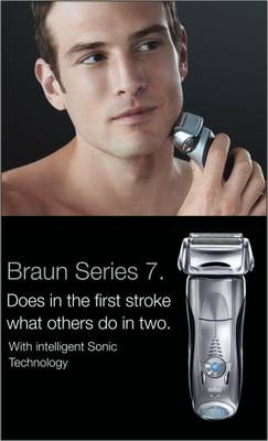 Braun Electric Wet & Dry Foil 799cc Shaver For Men (Grey) 