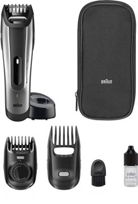 Braun Beard BT5090 Trimmer For Men (Grey) 