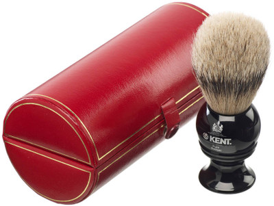 

Kent BLK4 Premium 100% Pure Silver Tip Badger Hair - Medium Head Shaving Brush