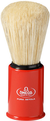 

Omega Omega Pure bristle shaving brush. Plastic handle. Assorted colors. Shaving Brush