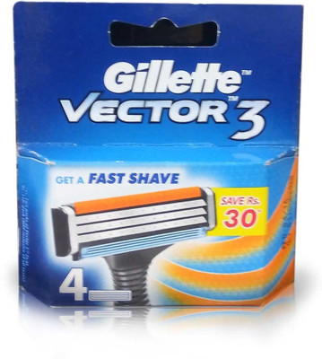 Gillette Vector 3(Pack of 4)