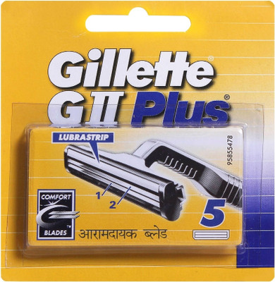 

Gillette G II Plus Twin Blade Cartridges(Pack of 5)