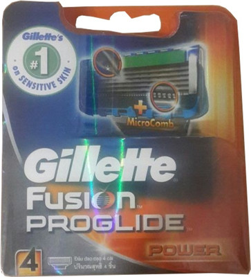

Gillette Fusion Proglide Power(Pack of 4)