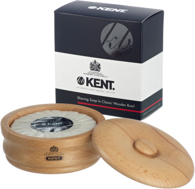 

Kent SB1 Luxury Shaving Soap with Beechwood Bowl(120 g)