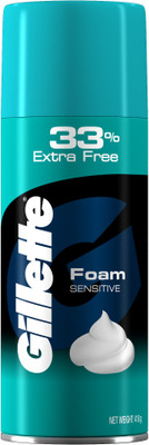 Gillette Sensitive Skin Shave Foam(418 g) available at flipkart for Rs.183