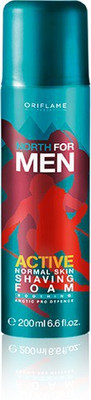 

Oriflame Sweden North For Men Active Normal Skin Shaving Foam(200 ml)