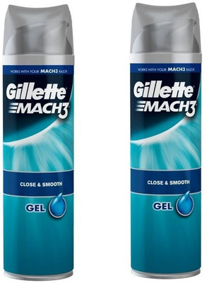 

Gillette Mach3 Close & Smooth Shave Gel ( pack of 2 )(200 ml)