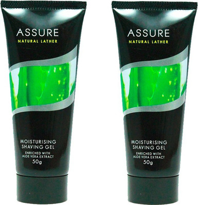 

Assure Moisturising Shaving Gel with Aloe Vera Extracts - Set of 2(100 g)