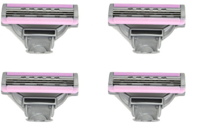 

WayToShave One For The Ladies 3 Blade Razor by WayToShave (Pack of 4 Cartridges)