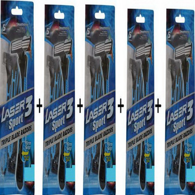 

Laser Sport 3 Razor(Pack of 5)