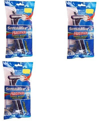 

Super Max Hattrick 3 Razor(Pack of 3)