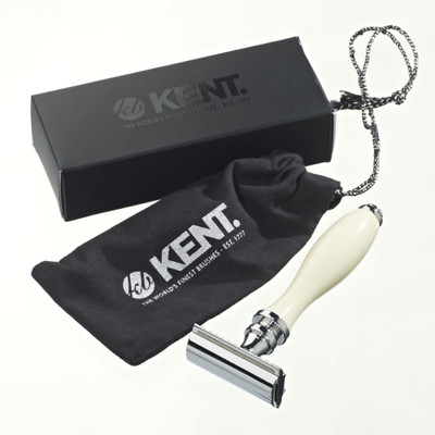 

Kent KDSR4 Premium Ivory Handle Safety Razor