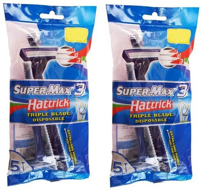 

Super Max Hattrick 3 Razor(Pack of 2)