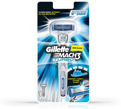 Gillette Mach 3 Turbo Razor available at flipkart for Rs.175