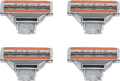 

WayToShave The Omega 3 Blade Razor by WayToShave (Pack of 4 Cartridges)