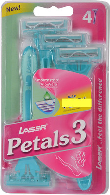 

Laser Petals3 Disposable Razor(Pack of 4)