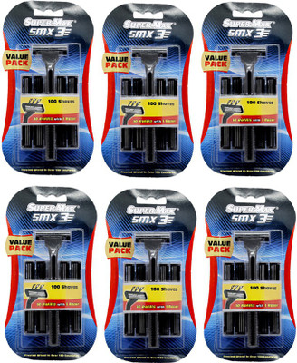 

Super Max 3 SMX Razor(Pack of 6)
