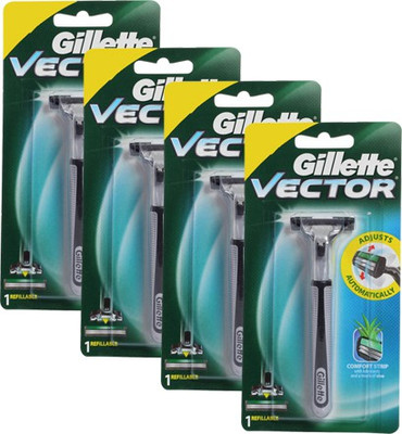 

Gillette Vectore Razor Pack Of 4(Pack of 4)