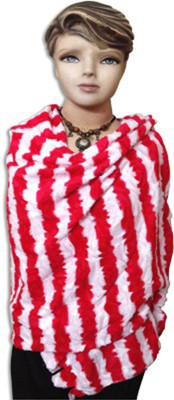 Royal-E-Kashmir Wool Striped Women's Shawl(Red) available at flipkart for Rs.599