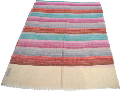 

Sofias Pashmina Embroidered Women's Shawl(White, Multicolor), Mutlicolor;off white