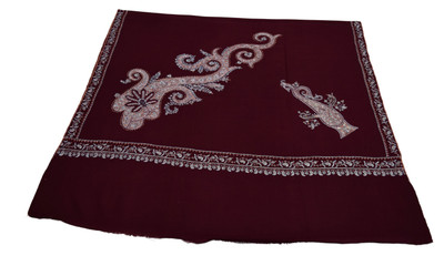 

Sofias Cashmere Embroidered Women's Shawl(Maroon)