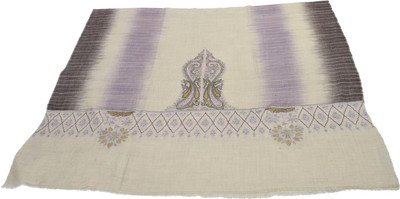 

Sofias Pashmina Embroidered Women's Shawl(Brown), Natural brown