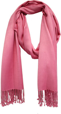 

Anekaant Viscose Solid Women's Shawl(Pink