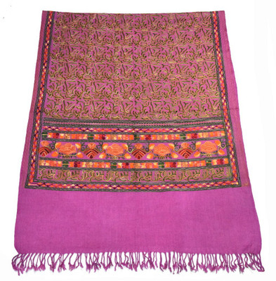 

Sofias Wool Printed Women's Shawl(Black)