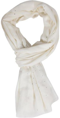 Sofias Cashmere Woven Women's Shawl(White)