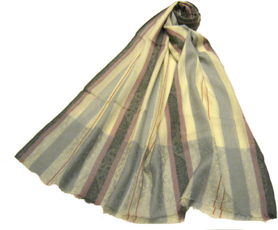 62% OFF on Sofias Cashmere Self Design Women's Shawl(Brown)