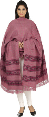 

Fashion Cult Wool Checkered Women's Shawl(Pink, Beige, Beige;pink