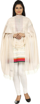 

Fashion Cult Wool Solid Women's Shawl(Beige), Cream