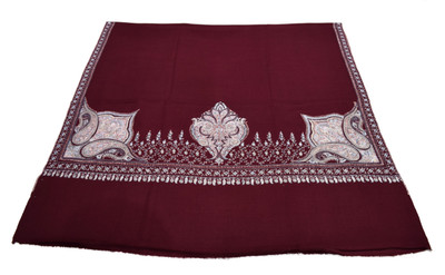 

Sofias Cashmere Embroidered Women's Shawl(Maroon)