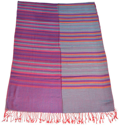 SOFIAS Cotton Tencel Blend Printed Women Shawl(Multicolor)