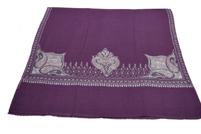 

Sofias Cashmere Embroidered Women's Shawl(Purple)