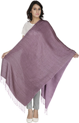 

Anekaant Viscose Solid Women's Shawl(Purple, Pink