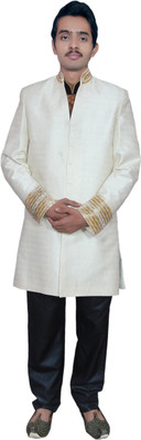 Alza Show Off Self Design Sherwani Alza Show Off Self Design Sherwani